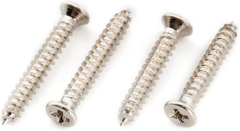 Musiclily Ultra Metric M2.6x18mm Stainless Steel Bridge Humbucker Mounting Ring Screws Phillips Flat Head Countersunk for Electric Guitar, Black (Set of 20) in Kuwait