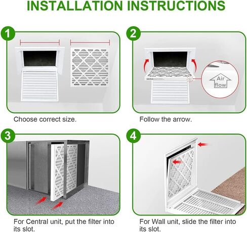 10x10x1 AC Filter MERV 8 (2 pack) MPR 600 FPR 5 HVAC مرشحات فرن مطوية للمكتب المنزلي (الحجم الفعلي: 9.81x9.81x0.81 بوصة) in Kuwait