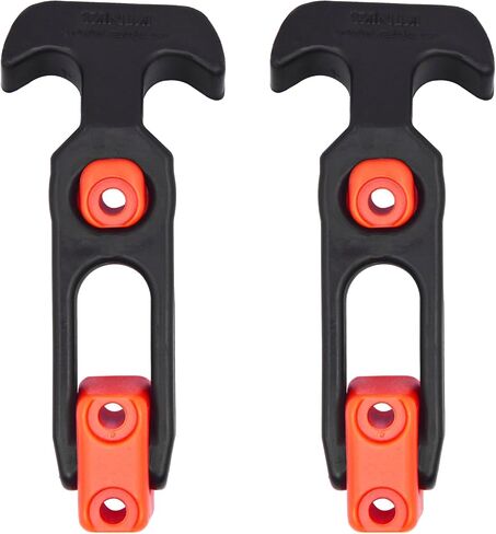 2PCS Flexible Rubber Hood Latch, Toolbox T-Handle Hasp Draw Latches, Catch Replacement for Farm Machinery, Golf Cart, Cooler, Engineering Machine Hood and Shock Absorption Buckle(Black) in Kuwait