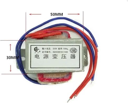 EI48 12W/VA محول الطاقة المدخلات AC 220V/50Hz الإخراج AC واحد/مزدوج 6V 9V 12V 15V 18V 24V 30V 36V 48V النحاس (220 فولت ، 30V) in Saudi Arabia