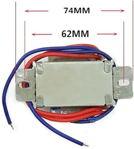 EI48 12W/VA محول الطاقة المدخلات AC 220V/50Hz الإخراج AC واحد/مزدوج 6V 9V 12V 15V 18V 24V 30V 36V 48V النحاس (220 فولت ، 30V) in Saudi Arabia