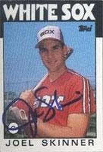 Joel Skinner Chicago Sox 1986 Topps Autographed Card. This item comes with a certificate of authenticity from Autograph-Sports. Autographed - MLB Autographed Baseball Cards in Saudi Arabia