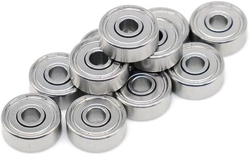 10Pcs 605ZZ 5x14x5 mm ASBEC-7 Deep Groove Ball Bearing Miniature Bearing R-1450ZZ in Saudi Arabia