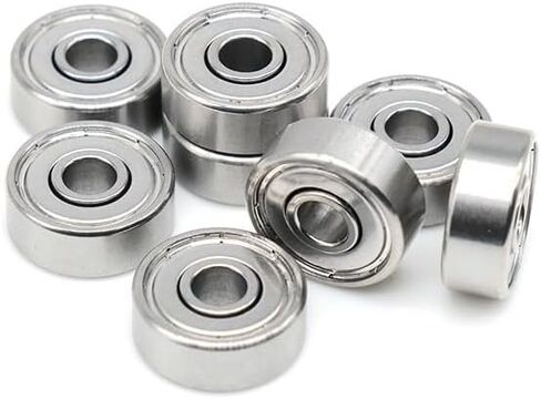 10Pcs 605ZZ 5x14x5 mm ASBEC-7 Deep Groove Ball Bearing Miniature Bearing R-1450ZZ in Saudi Arabia