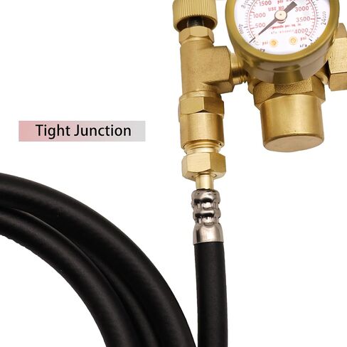 خرطوم منظم عداد تدفق Argon CO2 ، MIG TIG ، UNF5/8،6.8 قدم مع تركيب الغاز الخامل in Saudi Arabia