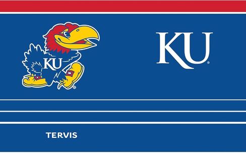 Tervis Traveler Kansas Jayhawks - MVP ثلاثي الجدران معزول كوب السفر البهلوان المعزول يحافظ على المشروبات الباردة والساخنة ، 20 أوقية ، الفولاذ المقاوم للصدأ in Saudi Arabia