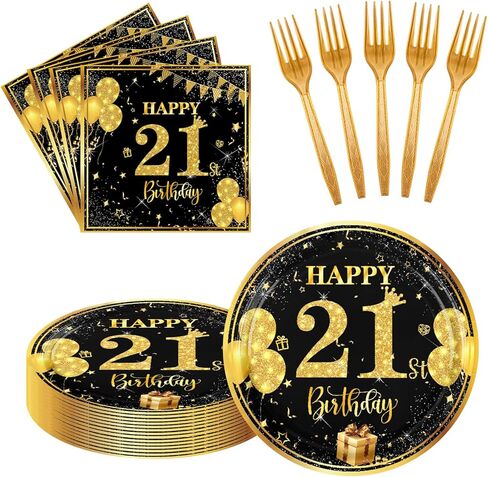 70th 7 بوصة لوحات عيد ميلاد لوحات ورق مناديل فوركس 60 جهاز كمبيوتر أسود الذهب ديكورات عيد ميلاد للبنين الفتيات الأدوات المائدة المحددة لمستلزمات حفل الذكرى ، خدمة 20 in Kuwait