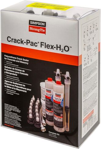 Simpson Strong-Tie CPFH09KT Crack-Pac Flex-H2O 9 OZ. طقم حقن البولي يوريثان الكراك (2 خراطيش) in Saudi Arabia