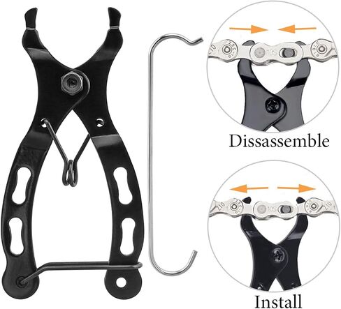 10 Pair 12 Speed Bike Chain Master Link, Carbon Steel Bicycle Missing Links Reusable Bike Chain Repair Kit for Bicycle Link Replacement in Saudi Arabia