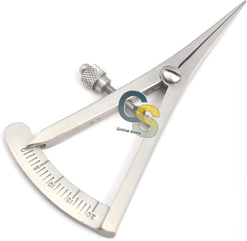 G.S Castroviejo Caliper 3.25 "قياس وعلامة تخرج 0-20 مم in Kuwait
