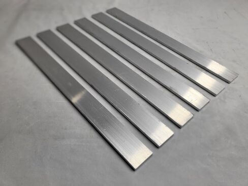 6061 Aluminum Flat Bar, 1/4" x 1-1/2" x 17" long, Solid Stock, Plate, 6 pack in Saudi Arabia