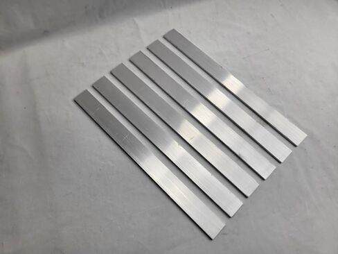 6061 Aluminum Flat Bar, 1/4" x 1-1/2" x 17" long, Solid Stock, Plate, 6 pack in Saudi Arabia