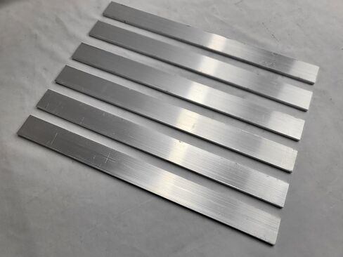 6061 Aluminum Flat Bar, 1/4" x 1-1/2" x 17" long, Solid Stock, Plate, 6 pack in Saudi Arabia