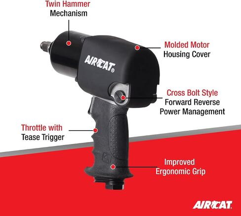 AIRCAT 1460-XL-2 1/2" Impact wrench with 2" ext anvil 725 ft-lb in Saudi Arabia
