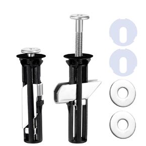 2Pcs Toilet Seat Screws Replacement Kit, Heavy Duty Stainless Steel Toilets Bolts Toilets Seat Screws Toilet Seats Replacement Parts Kit with Nuts and Washers, Universal for Top Mount in Kuwait