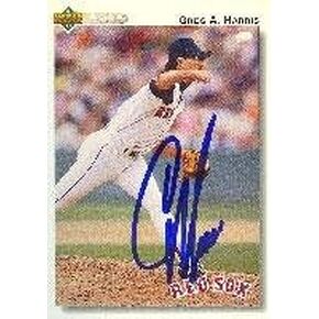 Greg Harris Boston Sox 1992 Stapp Deck Card. يأتي هذا العنصر مع شهادة أصالة من رياضة السيارات. موقعة - MLB بطاقات البيسبول موقعة in Kuwait