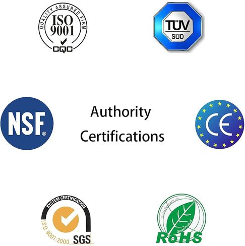 1/4 بوصة الحاجز لفلتر المياه التناضح العكسي ، دافع بلاستيكي معتمد من NSF لتوصيل تركيبات RO (حزمة 10) in Kuwait
