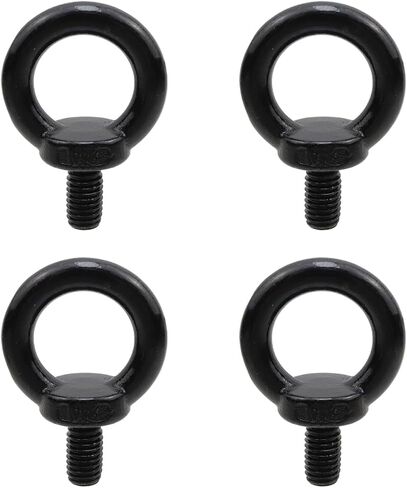 4Pcs M8 x15 Lifting Eye Bolts 304 Stainless Steel Machinery Shoulder Lifting Forged Eye Bolts in Kuwait
