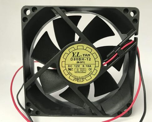 Cooling Fan 12V 80mm 8025 for D80BH-12 0.18A 80x80x25mm Fan in Saudi Arabia