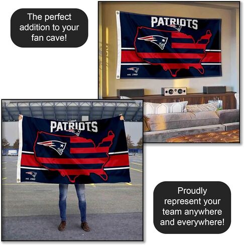 New England Patriots Nation USA American Country 3x5 Flag in Saudi Arabia