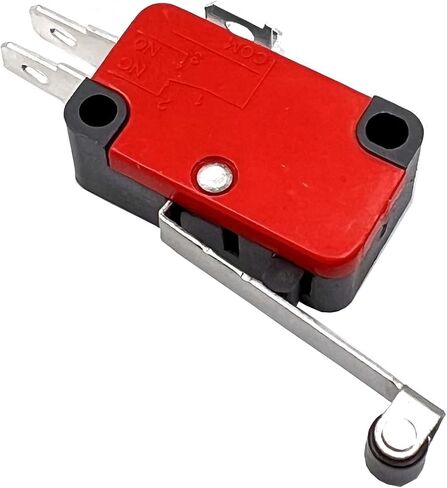 FainWan 10pcs V-156-1C25 Lead Limit Switch SPDT Switch Silver Base Contact Roller Swing in Saudi Arabia