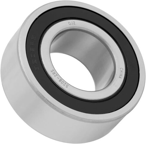 [2-Pack] 5208-2RS - Double Row Angular Contact Bearing 1.575 in x 3.15 in x 1.189 in | 40 mm x 80 mm x 30.2 mm (ID x OD x W) with Double Rubber Seal in Saudi Arabia