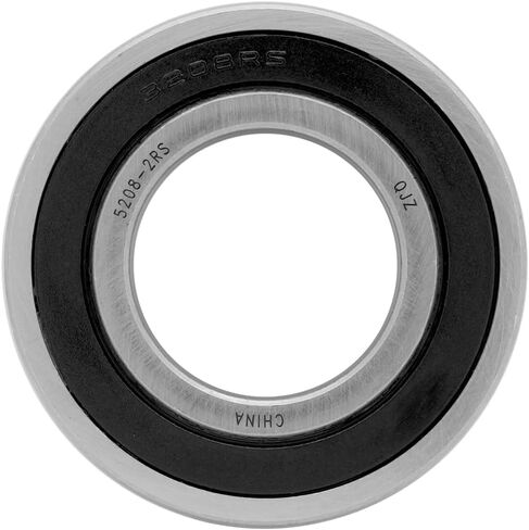 [2-Pack] 5208-2RS - Double Row Angular Contact Bearing 1.575 in x 3.15 in x 1.189 in | 40 mm x 80 mm x 30.2 mm (ID x OD x W) with Double Rubber Seal in Saudi Arabia