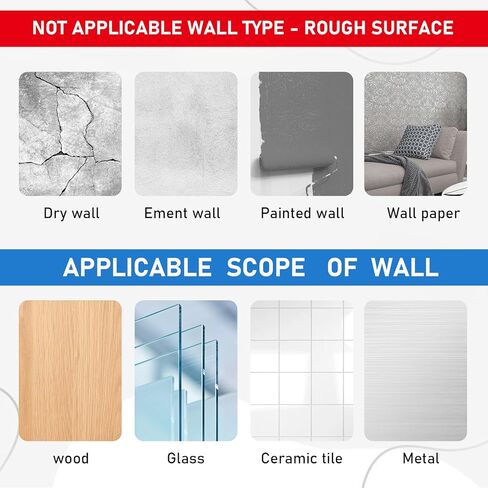 8Pcs Shower Caddy Adhesive Replacement Waterproof Transparent No Drilling Shower Shelf Strong Adhesive Hooks Suitable Bathroom Storage Racks Corner Shelf Basket Kitchen Shelves Soap Holder in Saudi Arabia