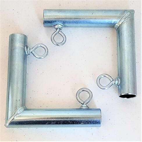 2pc 2 الطريق ركن 1 بوصة تركيب مظلة (FLB) - يناسب أنبوب EMT 1inch الذي يبلغ قطره الخارجي 1 3/16 فضي in Kuwait