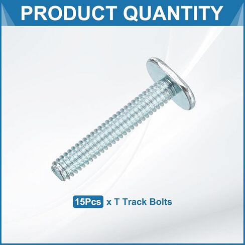 UXCELL 1/4 "-20 T مسامير المسار 1-1/2 بوصة ، 15 جهاز كمبيوتر الشخصي الإكسسوارات Sliding Sliding Slot in Saudi Arabia