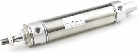 1pcs الأسطوانات الهوائية من الفولاذ المقاوم للصدأ ، أسطوانة مضغوطة مزدوجة MA Mini Bore 40mm Stroke 25 رافعة واحدة (MA x300 ، MA50) in Saudi Arabia