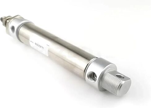 1pcs الأسطوانات الهوائية من الفولاذ المقاوم للصدأ ، أسطوانة مضغوطة مزدوجة MA Mini Bore 40mm Stroke 25 رافعة واحدة (MA x300 ، MA50) in Saudi Arabia