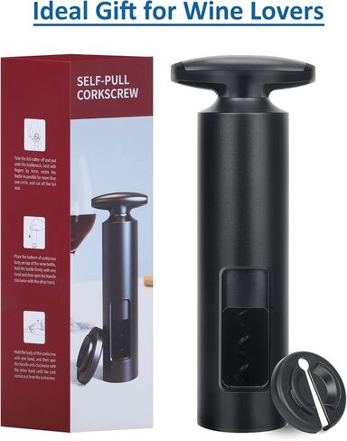 Waiter Corkscrews, Manual Self-Pull Corkscrew with Foil Cutter, Wine Bottle Opener, Wine Opener set, Waiters Friend, Wine Accessory, Wine Key for Sommeliers, Bartenders and Servers in Saudi Arabia