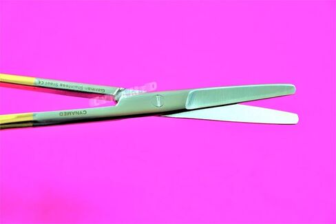 2 TC GERMAN PREMIUM Mayo Scissors Dental Veterinary Instrument 5.5 inches STRAIGHT CYNAMED in Saudi Arabia