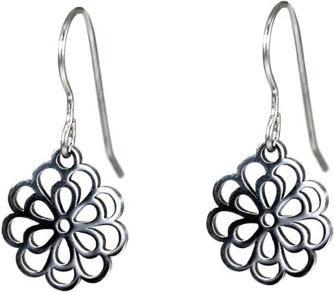 Pretty Smart Dangle Earrings for Women, Pure Grade 1Titanium Hooks (Gold Spiral) in Kuwait