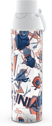 Tervis Venture Lite Virginia Cavaliers - All Over Made in USA Double Walled Insulated Tumbler Travel Cup Keeps Drinks Cold & Hot, 24oz Water Bottle, Classic in Saudi Arabia