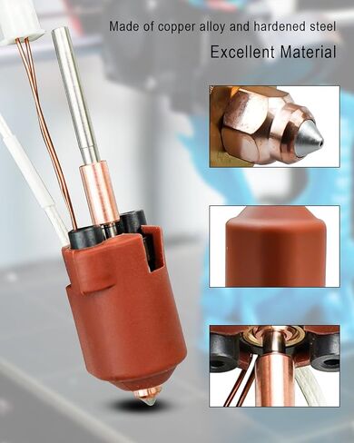 Upgrade 3D Printer Hotend Ceramic Hotend Kit Fit for Creality K1 K1 Max K1C 3D Printer All Metal Integrated Extruder Hotend in Saudi Arabia