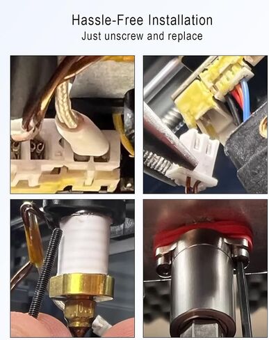 Upgrade 3D Printer Hotend Ceramic Hotend Kit Fit for Creality K1 K1 Max K1C 3D Printer All Metal Integrated Extruder Hotend in Saudi Arabia