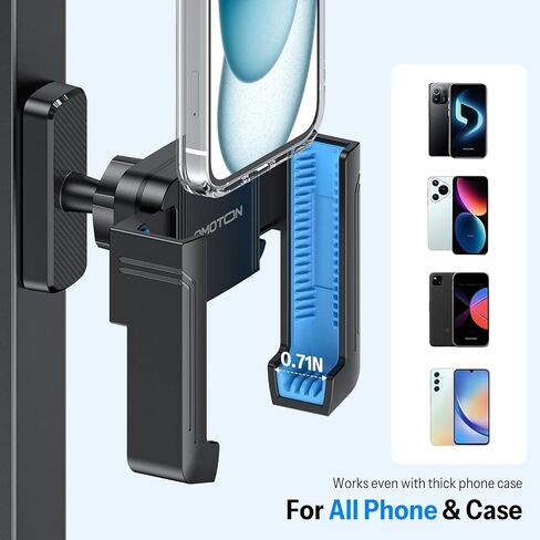 حامل هاتف Omoton Magnetic Golf Cart ، Caddy Phone Phone قابل للتعديل مع مشبك أمان قفل وإصدار ، مجموعة حاملات مقطع عالمية لـ iPhone & Android ، ملحقات الجولف للرجال للنساء in Kuwait