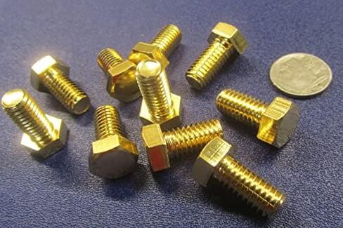 مسامير رأس سداسية نحاسية FT 3/8 "-16 Thread x .750" Long 10 PCS in Saudi Arabia