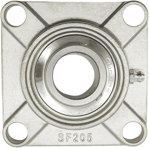 1 Piece 304 Stainless Steel Outer Spherical Bearing Square seat SUCF201 SUCF202 SUCF203 SUCF204 SUCF205 SUCF206(SUCF203) in Saudi Arabia