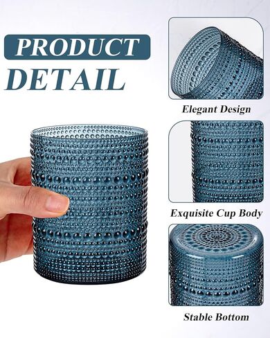 18pcs نظارات شرب بلاستيكية هوبانيل - 14 أوقية صافية نظارات شربات شرب - أكواب متاح للبيرة للبيرة ، الويسكي ، العصير ، الكوكتيل ، النبيذ ، الحفلات in Kuwait