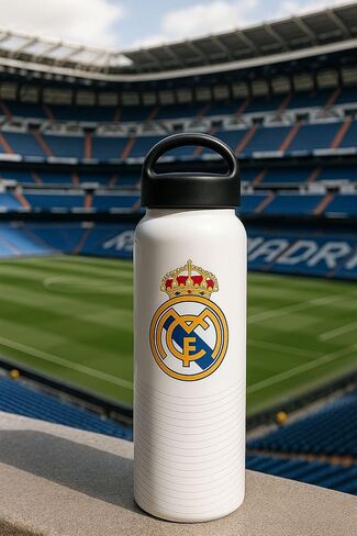 زجاجات المياه. زجاجة مياه ريال مدريد في الألومنيوم الأبيض. ألومنيوم ماء زجاجة الرياضة 20 أوقية. يغطي مزدوج التسامي. زجاجات المياه مستقيمة. زجاجة ماء تسامي محمول. زجاجات السفر. in Kuwait