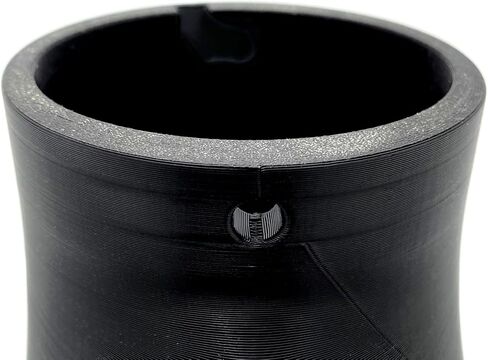 2-1/2 inch Elbow Hose Adapter Compatible with DeWalt DW735 and DW735X | Uses Factory Mounting | Made In The USA in Saudi Arabia
