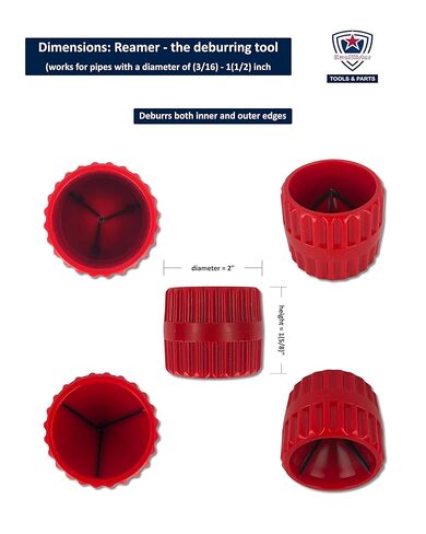 منظف ​​أنابيب النحاس ، فرش تركيب الأنابيب ، نظيفة داخل التركيبات لللحام ، 3 ٪: 1/2 في ، 3/4 بوصة ، و 1.0 بوصة in Kuwait