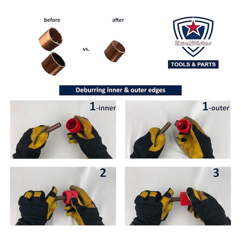 منظف ​​أنابيب النحاس ، فرش تركيب الأنابيب ، نظيفة داخل التركيبات لللحام ، 3 ٪: 1/2 في ، 3/4 بوصة ، و 1.0 بوصة in Kuwait