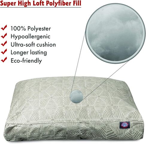 Majestic Pet Charlie Emerald Large Rectangle Pet Bed in Kuwait