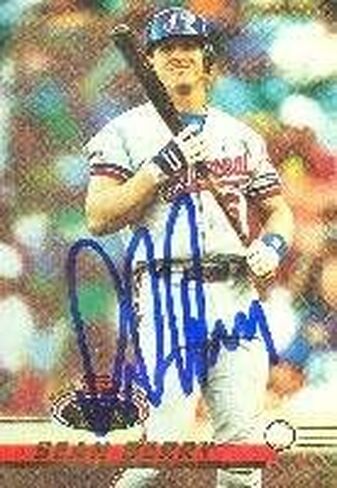 شون بيري مونتريال Expos 1993 Topps Stadium Club Card. يأتي هذا العنصر مع شهادة أصالة من رياضة السيارات. موقعة - MLB بطاقات البيسبول موقعة in Saudi Arabia