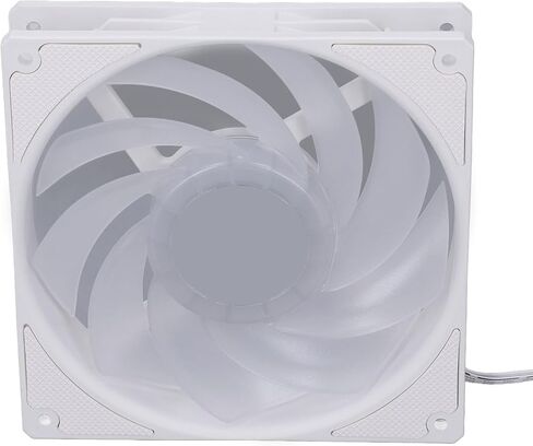 مروحة Case Cooler ، 140 مم مروحة CPU 2000 دورة في الدقيقة 4 دبوس PWM وسادة السيليكون الهادئة للكمبيوتر (أبيض) in Saudi Arabia
