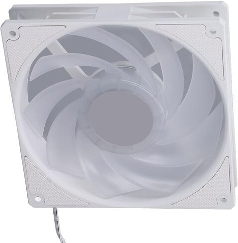 مروحة Case Cooler ، 140 مم مروحة CPU 2000 دورة في الدقيقة 4 دبوس PWM وسادة السيليكون الهادئة للكمبيوتر (أبيض) in Saudi Arabia